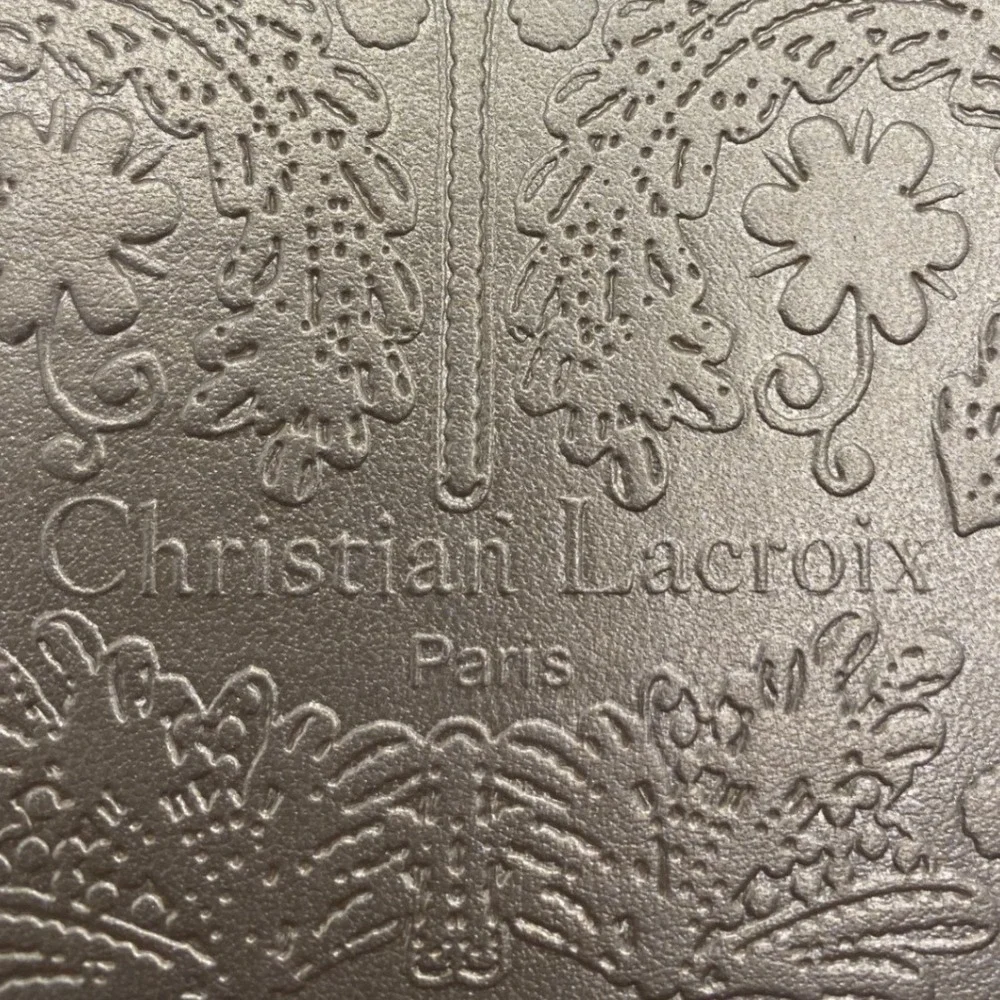 Christian Lacroix Paris Paseo Gold‎ Embossed Journal Notebook Metallic Gold 8x6